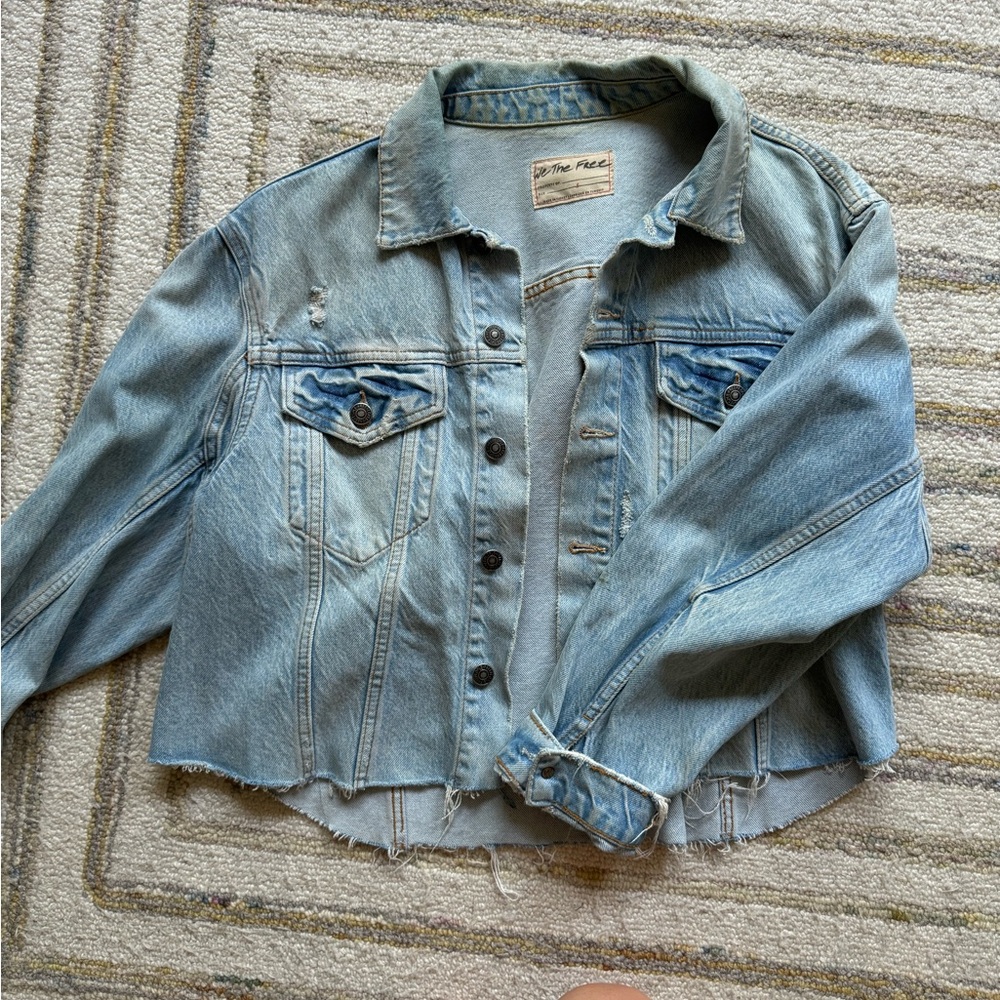 Free People Jean Jacket Womens